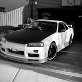 Skyline R34 GTR conversion east bear body kit. front lip only