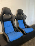 Podium Position. Alcantara Durable Fabric Recaroo Pole Fixed Back