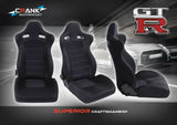 R34 GTR Vspec II Series 2 style Reclinable seats ADR approved
