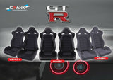 R34 GTR Vspec II Series 2 style Reclinable seats ADR approved