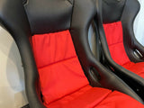 Podium Position. Alcantara Durable Fabric Recaroo Pole Fixed Back Red Or Black