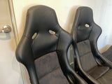 Podium Position. Alcantara Durable Fabric Recaroo Pole Fixed Back Red Or Black