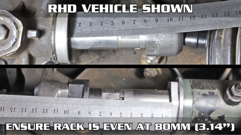 GKTECH=4130 HIGH TENSILE STEEL STEERING RACK SPACER