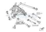WISEFAB=Nissan S14 S15 Rear Suspension Kit MOD