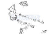 WISEFAB=Nissan S13 Front V2 Drift Angle Lock Kit with Rack Offset Spacers