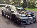 Dri , Aftermarket , R34 Skyline , Gt-r - Godzilla , Nismo Z Tune Style , Carbon Fibre Bonnet