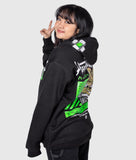 Women's Black Bunny Hoodie