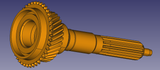 Speedtek=Getrag V160 V161 6 Speed Heavy Duty OEM Spline Input Shaft & Drive Gear JZA80