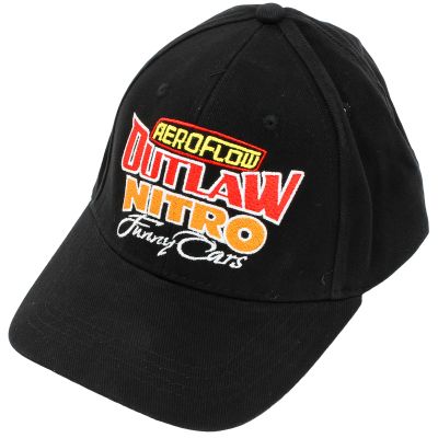 Aeroflow=Aeroflow Outlaw Funny Car Black Cap Adjustable Fit (Version 2)