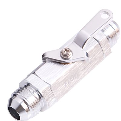 AeroFlow=Shut Off Valve -12AN 
Silver Finish