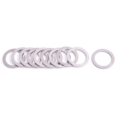 AeroFlow=Aluminium Washers suit -4AN 11mm (7/16") I.D 17mm (21/32") O.D 10 Pack