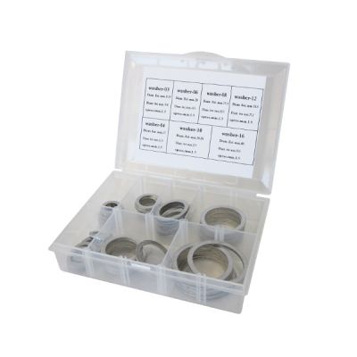 AeroFlow=Aluminium Washer Kit suit -3AN to -20AN Kit Contains 10 of Each Size