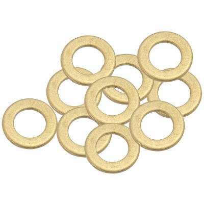 AeroFlow = Metric Brass Washers 8mm I.D 14mm O.D 10 Pack