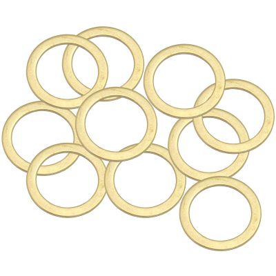 AeroFlow = Metric Brass Washers 18mm I.D 24mm O.D 10 Pack