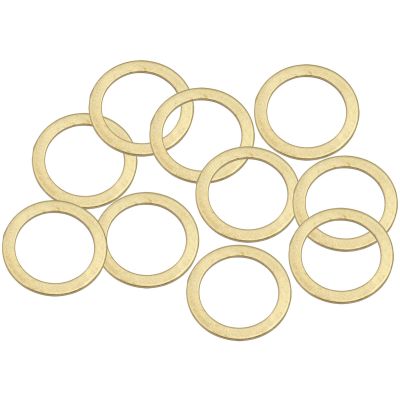 AeroFlow = Metric Brass Washers 20mm I.D 27mm O.D 10 Pack