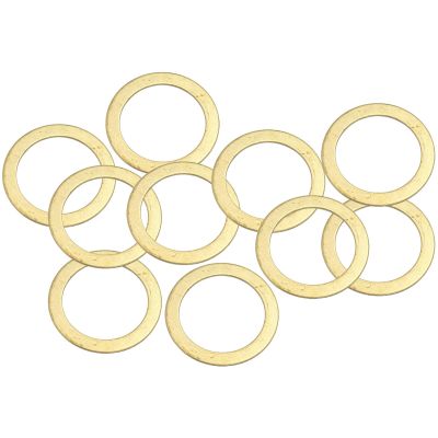 AeroFlow = Metric Brass Washers 24mm I.D 32mm O.D 10 Pack