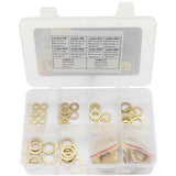 AeroFlow = Metric Brass Washer Kit suit M6 to M24 
Kit Contains 10 of Each Size