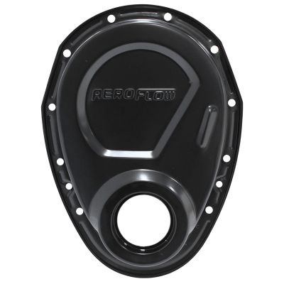 AeroFlow=Black Timing Cover Suit SB Chev