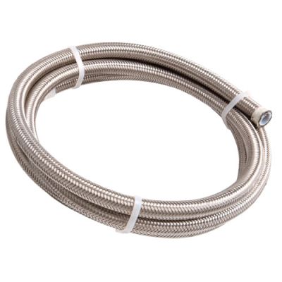 AeroFlow=200 Series PTFE (Teflon®) Stainless Steel Braided Hose -3AN 15 Metre