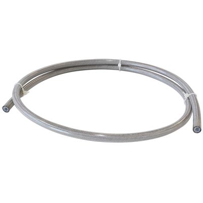 AeroFlow=200 Series PTFE (Teflon®) Stainless Steel Coated Braided Hose -3AN 1m Length