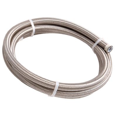 AeroFlow=200 Series PTFE (Teflon®) Stainless Steel Braided Hose -3AN 1 Metre Length