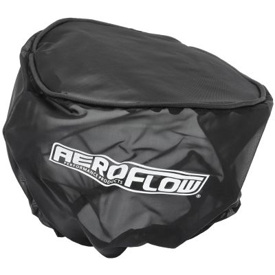 AEROFLOW=6-3/8" Tall Air Filter AeroSkin Wrap-Black Suits 6-3/8" Round Air Filters