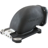 AeroFlow=Cast EFI Throttle Body Elbow - Black Finish Suit 4150 / 4500 Flanges