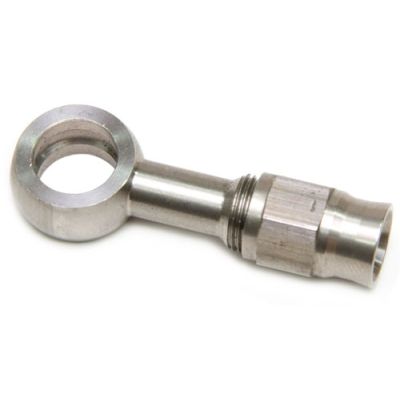 AeroFlow=Stainless Steel Straight Banjo Fitting (Long) 10mm (3/8") Banjo to -3AN