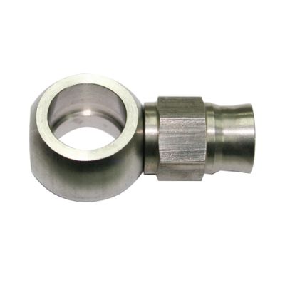 AeroFlow=Stainless Steel Straight Banjo Fitting (Short) 11.2mm (7/16") Banjo to -3AN