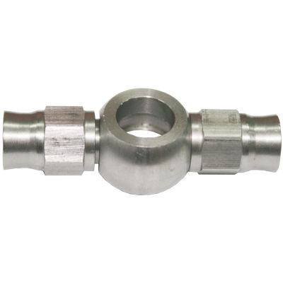 AeroFlow=Stainless Steel Banjo Fitting with Double Ends 11.2mm(7/16")Double Ended Banjo