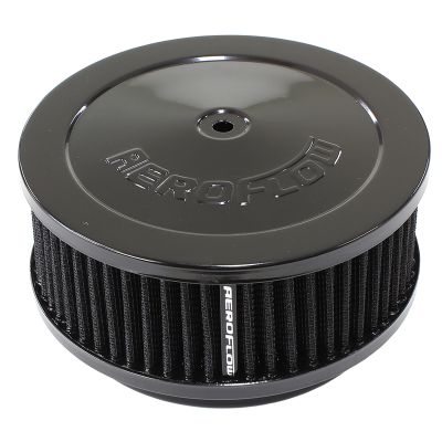 AEROFLOW=Black Air Filter Assembly 6-3/8" x 2-1/2"  5-1/8" neck