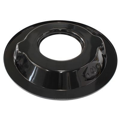 AEROFLOW=14" Air Cleaner Base Black With 1-1/8" (28mm) Recessed Base