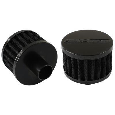 AEROFLOW=Black Push In Breather 3" (76mm) O.D. x 2" (50.8mm) High