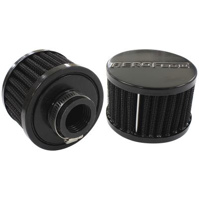 AEROFLOW=Black Clamp On Breather 3" (76.2mm) O.D. x 2-1/4" (57mm) High