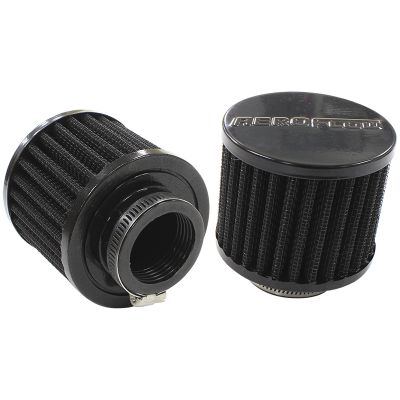 AEROFLOW=Black Clamp On Breather 3" (76.2mm) O.D. x 2-1/2" (63.5mm) High