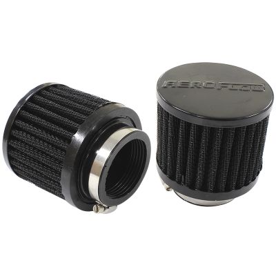 AEROFLOW=Black Clamp On Breather 3" (76.2mm) O.D. x 2-1/2" (63.5mm) High