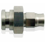AeroFlow=Stainless Steel 19mm Female Inverted Flare to -3AN Hose End 17mm Hex