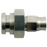 AeroFlow=Stainless Steel 19mm Female Inverted Flare to -3AN Hose End 17mm Hex