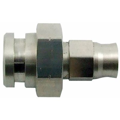 AeroFlow=Stainless Steel 19mm Female Inverted Flare to -3AN Hose End 17mm Hex