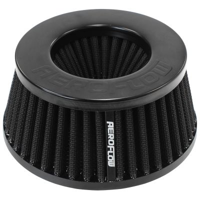 AEROFLOW=Universal 3" (76mm) Clamp-On Steel Top Inverted Tapered Pod Filter