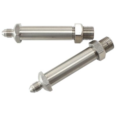 AeroFlow=Stainless Steel Through Frame Fitting 2-3/8" Long