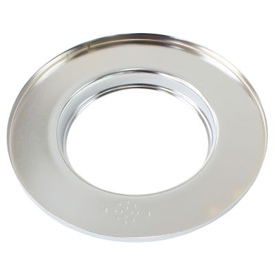 AEROFLOW=9" Air Cleaner Base Flat Chrome