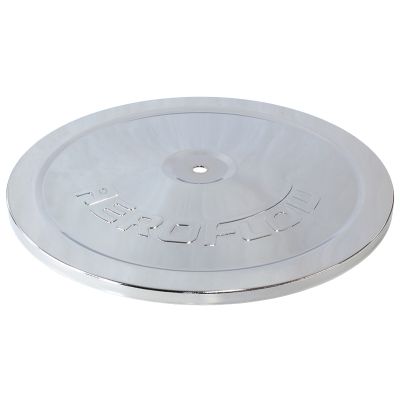 AEROFLOW=Air cleaner Top Plate Only Suit 9" O.D Filter Steel Chrome Finish