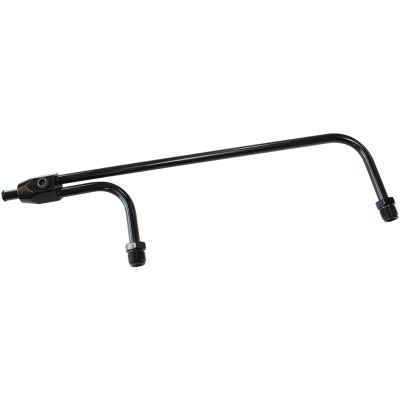 AeroFlow=Black Steel Holley Fuel Line Suit Holley Double Pumper 9-5/16" between inlets
