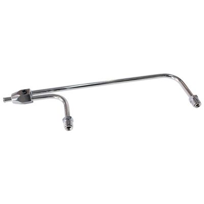 AeroFlow=Chrome Steel Holley Fuel Line Suit Holley Vac Secondary 8-21/32" between inlets