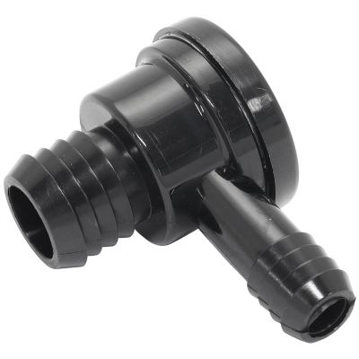 AeroFlow=Brake Booster Check Valve Black Finish 3/8" Barb