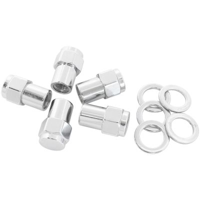 AeroFlow=0.550" Shank Closed Chrome Wheel Nuts - M12x 1.25mm Pack of 5