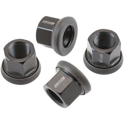 AeroFlow=5/8" Alloy Wheel Nut - Black Finish Sold Individually 7075 Aluminum