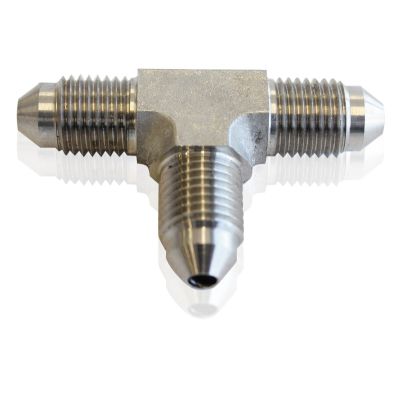 AeroFlow=Stainless Steel AN Tee Fitting -3AN