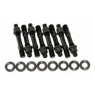 AeroFlow=Blower Stud Kit 2.90" Total Length Black Studs & Nuts